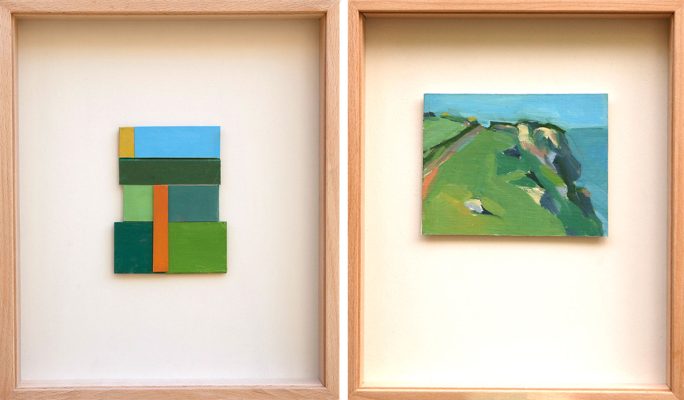 Cabo de Pentire, Cornualles, y composición de color 🔴